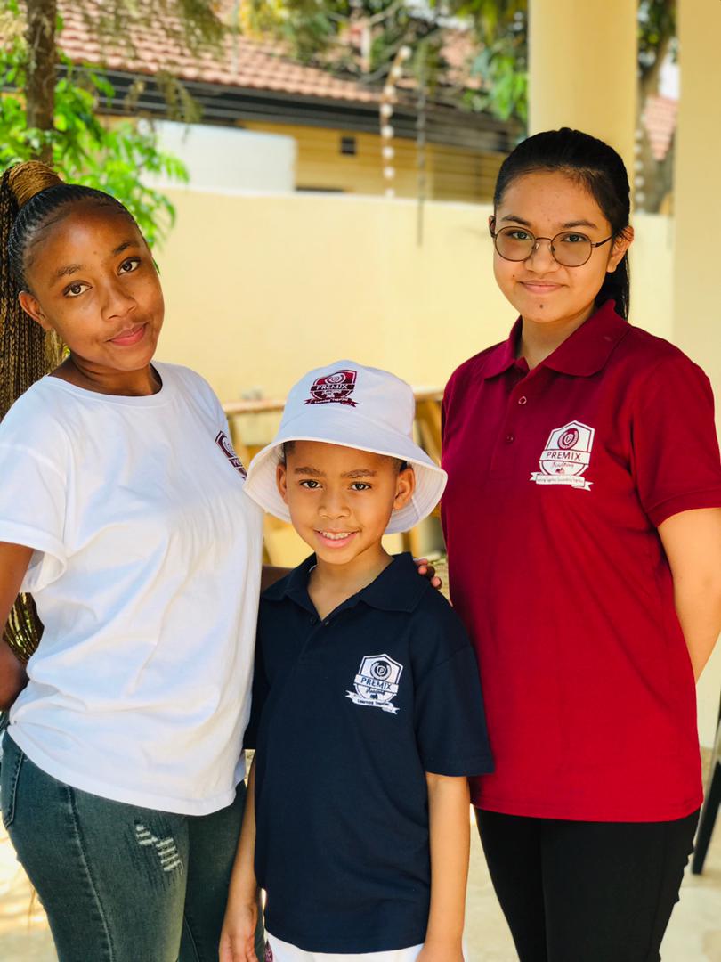 Teachers and students at Premix