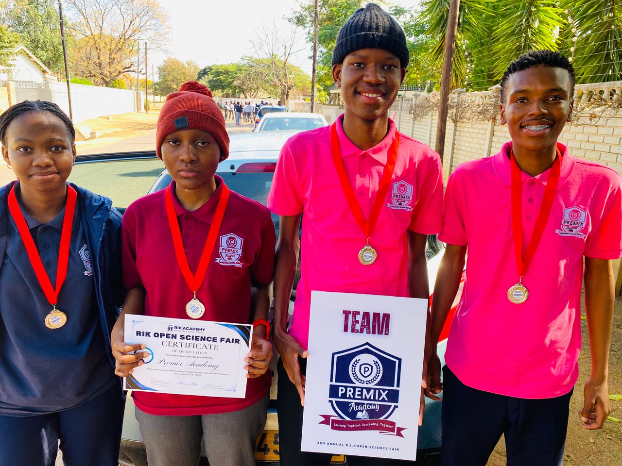 Team Premix celebrating a win